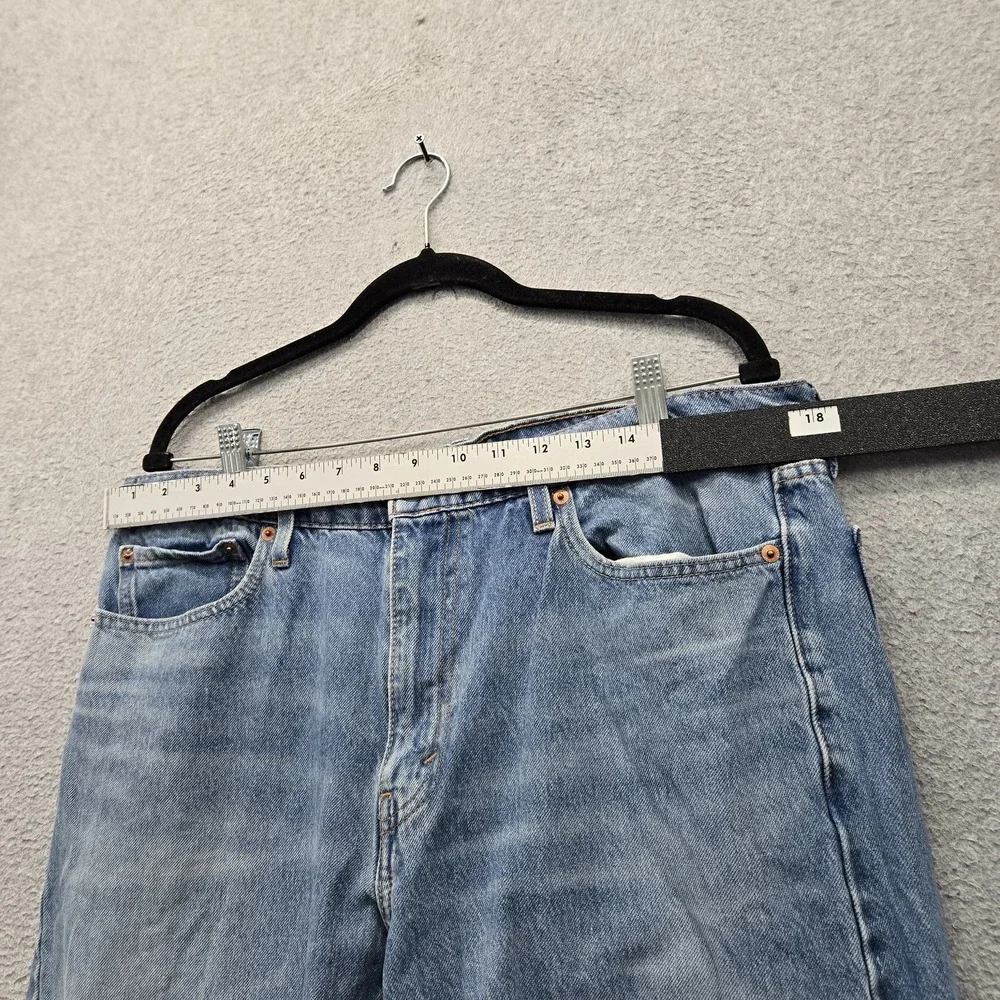 Levi's 513 Men Jeans 36X32 Light Blue Denim Slim Straight 30